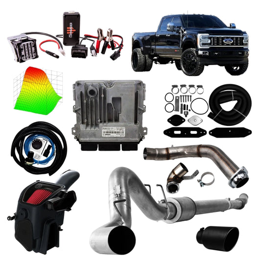2020 - 2025 6.7L FORD POWERSTROKE COMMANDER TUNER ALL-IN-ONE CUSTOMIZABLE KIT BUNDLE.
