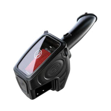 S&B cold air intake with red filter, clear lid and black airbox