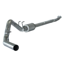 2003–2026 Ford Powerstroke 4" Exhaust System: aluminized 4 inch exhaust system with muffler and hangers
