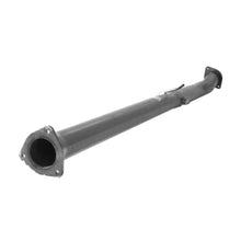 2008–2025 Ford Powerstroke DPF Race Pipe System: straight aluminized race pipe with three-bolt flanges on both ends