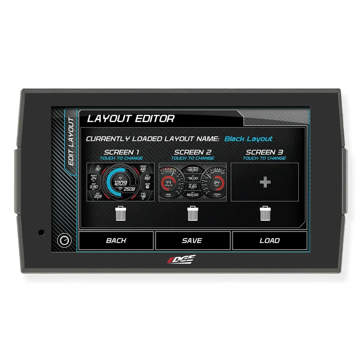 EDGE INSIGHT CTS 3 DIGITAL GAUGE TOUCHSCREEN MONITOR.