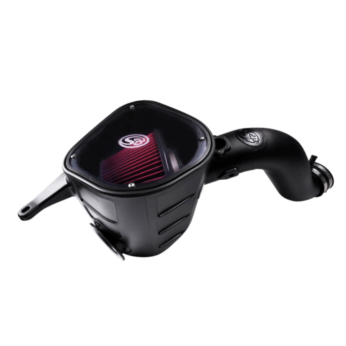 S&B cold air intake for 2013-2018 Ram with red filter and black airbox