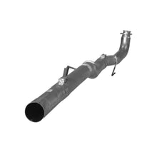 Aluminized race pipe with V-band inlet, clamps and hangers