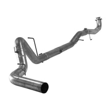 Aluminized 5 inch muffler delete exhaust system with hanger brackets