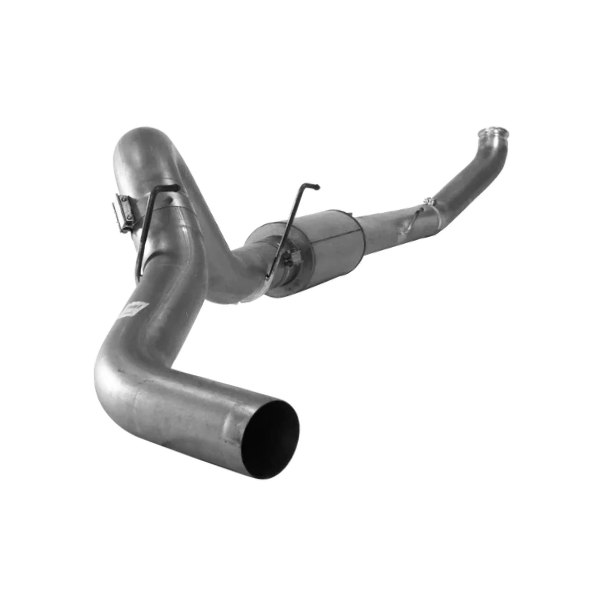 Aluminized 5 inch turbo-back exhaust system without muffler for Ram Cummins