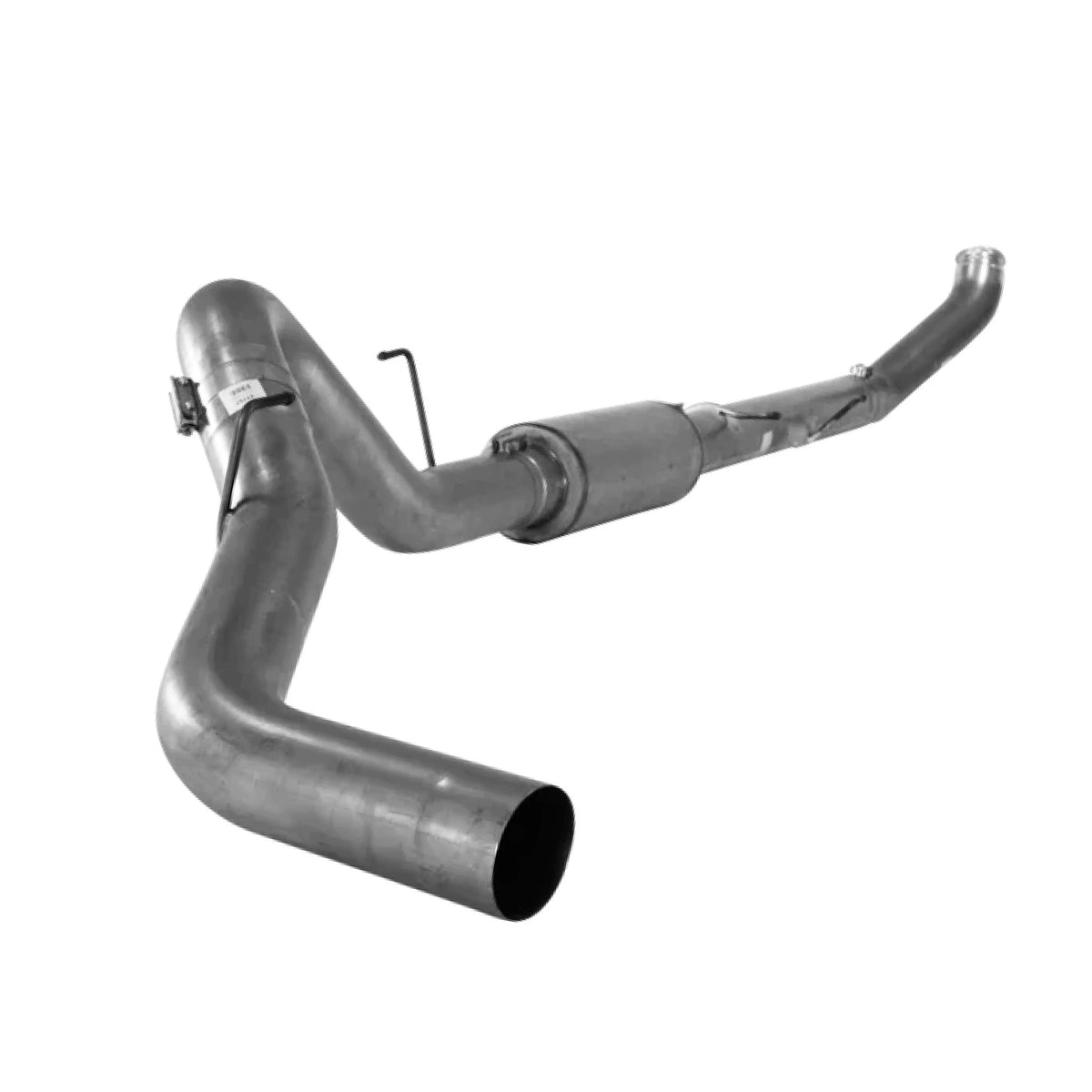 Aluminized 5 inch turbo-back exhaust system with muffler for Ram Cummins