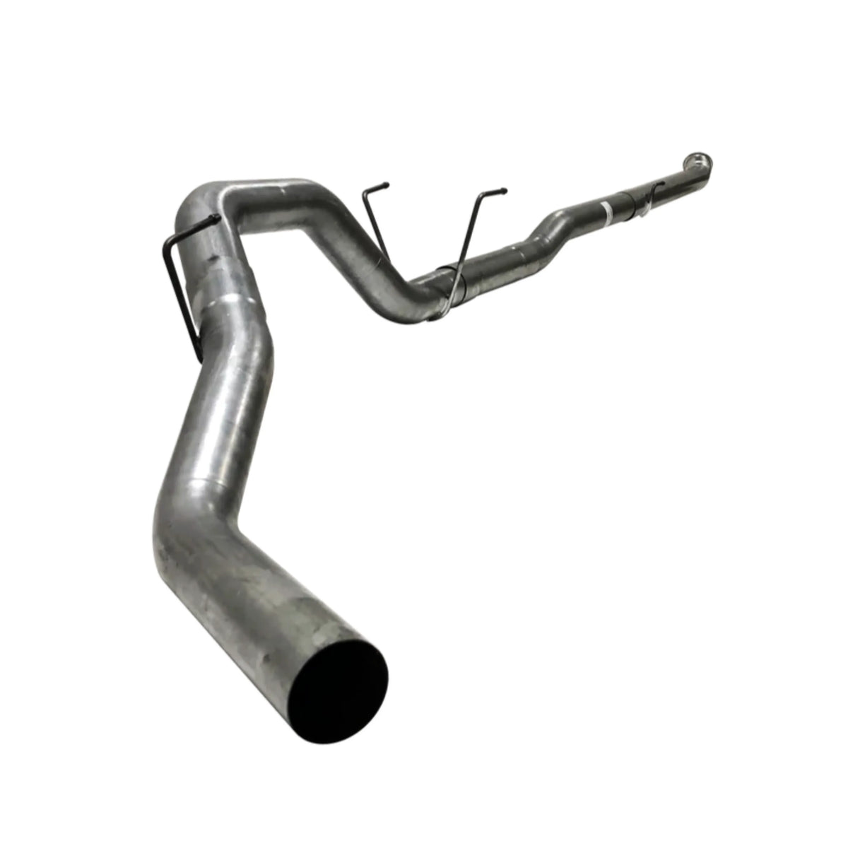 Aluminized 4 inch turbo-back exhaust system without muffler for Ram Cummins