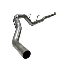 Aluminized 4 inch turbo-back exhaust system without muffler for Ram Cummins