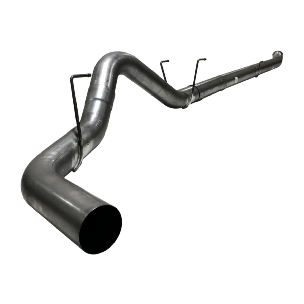 Aluminized 5 inch turbo-back exhaust system without muffler for Ram Cummins