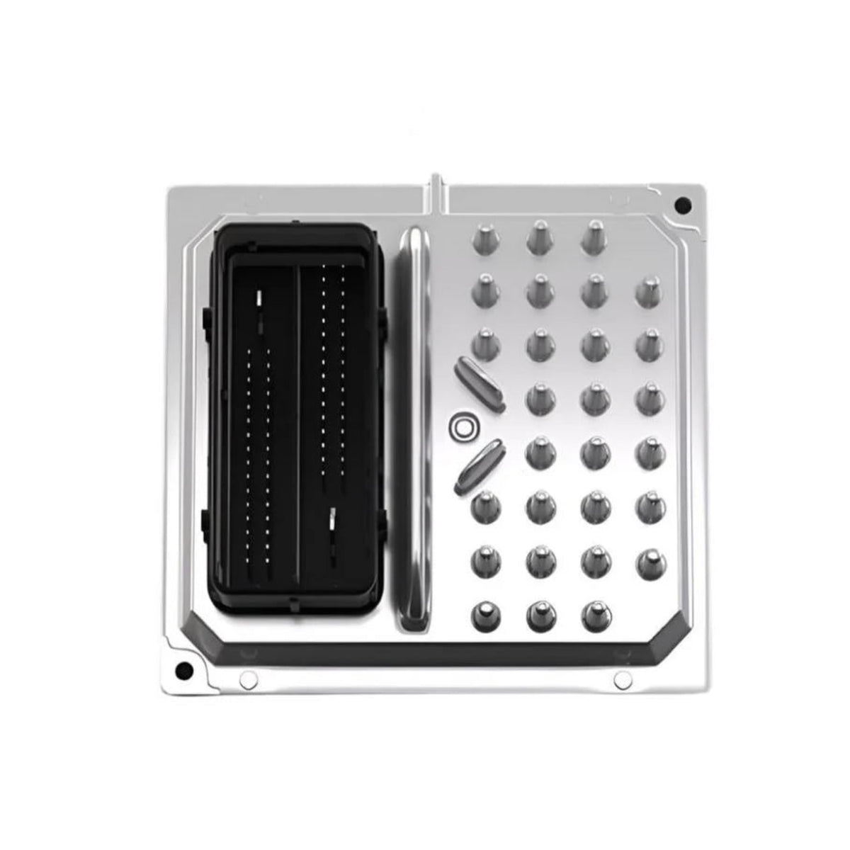Silver T93 transmission control module with black connector