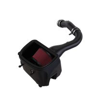 Black S&B cold air intake box with red filter and intake tube