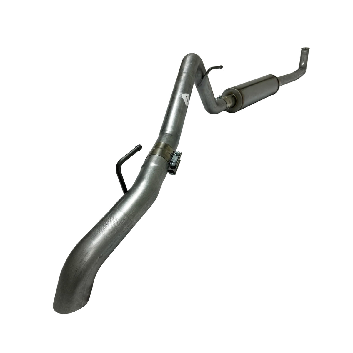 Aluminized exhaust system with muffler and angled tailpipe for Jeep Gladiator