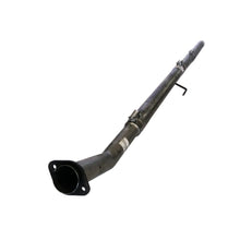 Aluminized race pipe with two-bolt flange, clamps and hanger