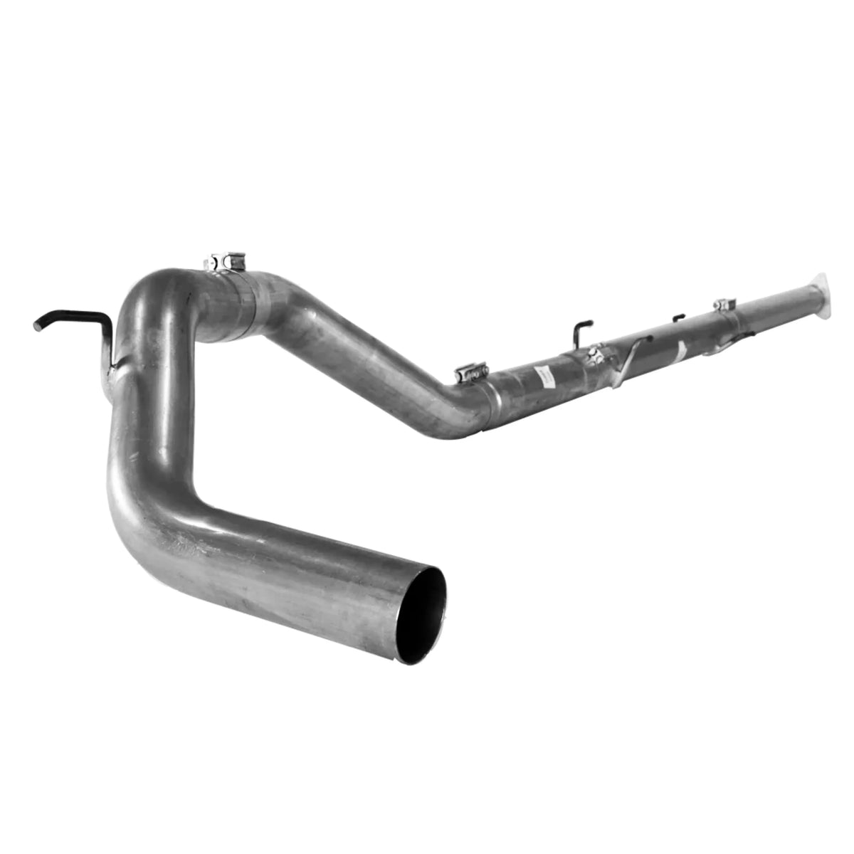Aluminized 4 inch muffler delete exhaust system for Nissan Titan XD