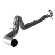 Aluminized 5 inch muffler delete exhaust system for Duramax LML