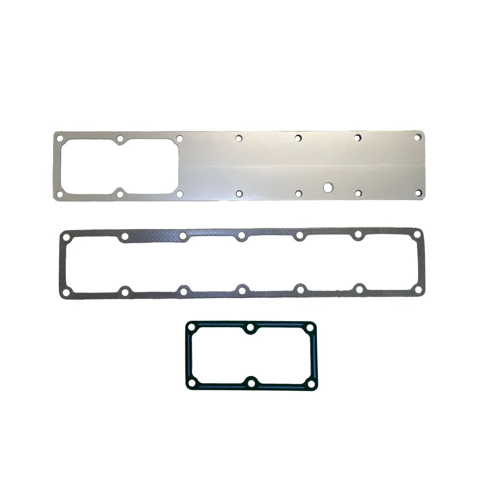2007.5–2024 6.7 Cummins Grid Heater Delete Kit: grid heater delete plate with two intake gaskets