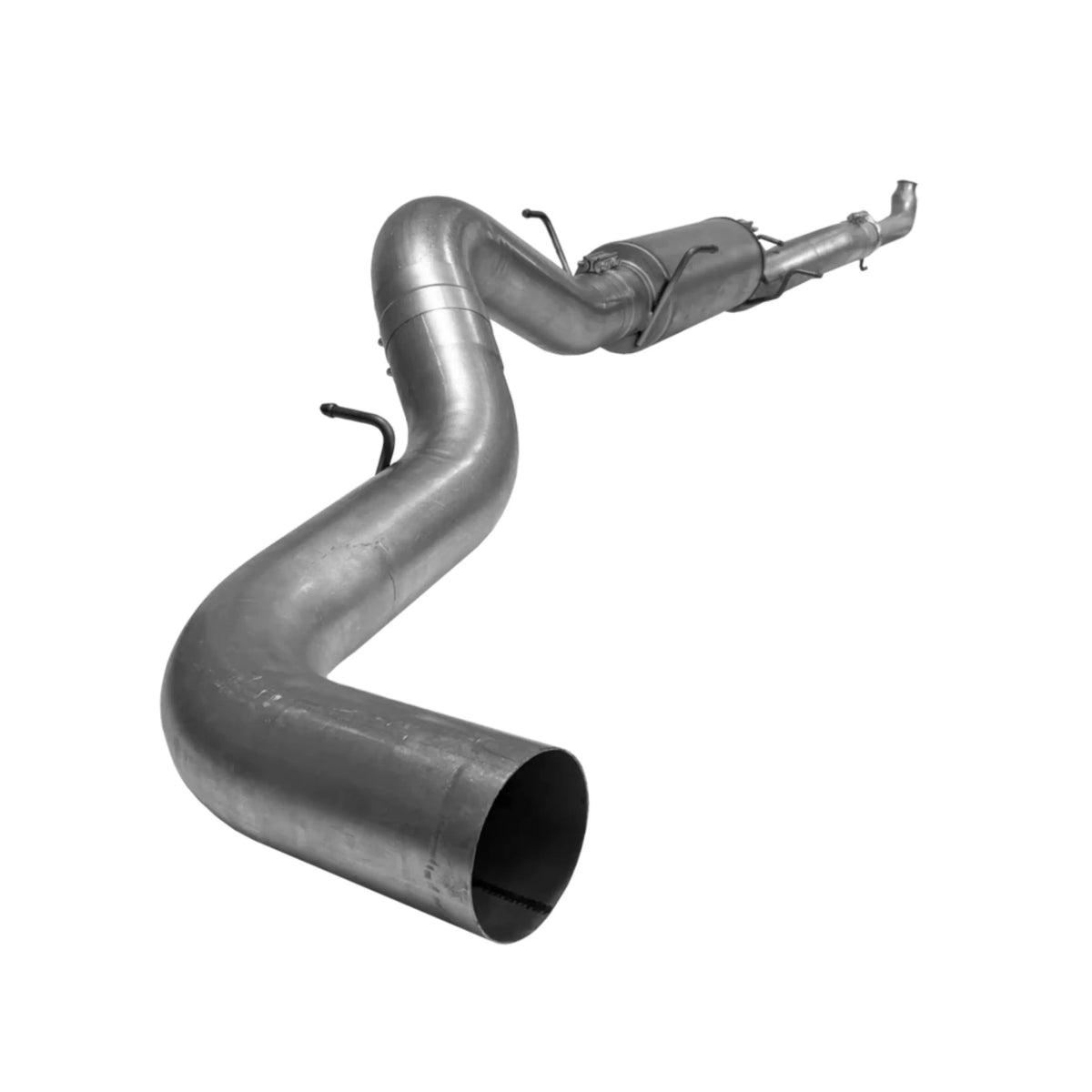 Aluminized 5 inch turbo-back exhaust system with muffler for Duramax