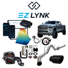 2007.5–2021 6.7 Cummins EZ Lynk Delete Kit: EZ Lynk kit with lifted Ram 2500, tuner, delete parts and exhaust